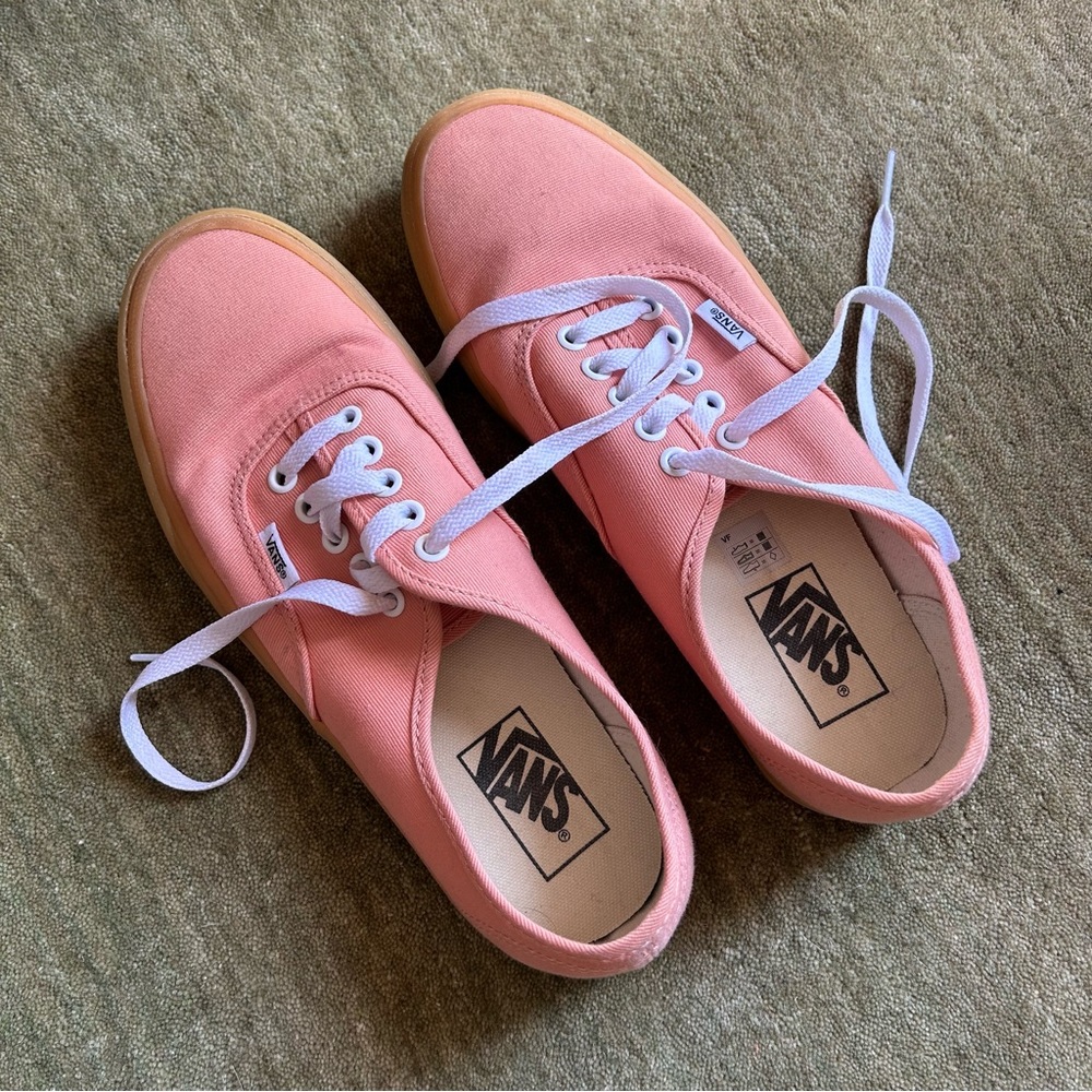 Vans x Madewell pink canvas sneakers